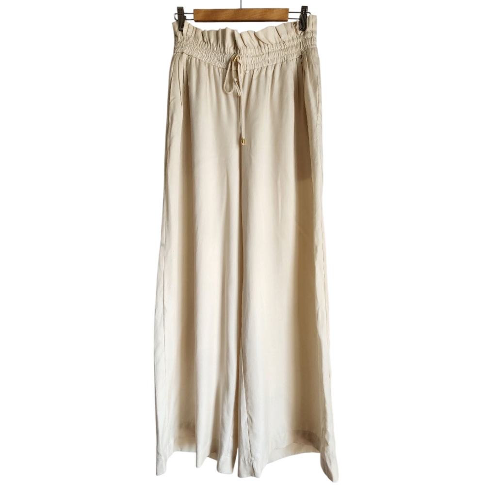 NWoT Amaro Cream Wide-Leg Pants‎ Size 8